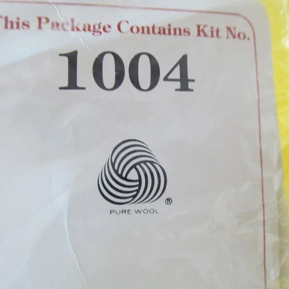 Vintage needlepoint craft kit Life is fragile Handle with care - Picture 6 of 8